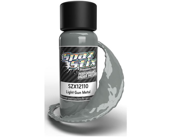 Light Gun Metal Airbrush Ready Paint, 2oz Bottle