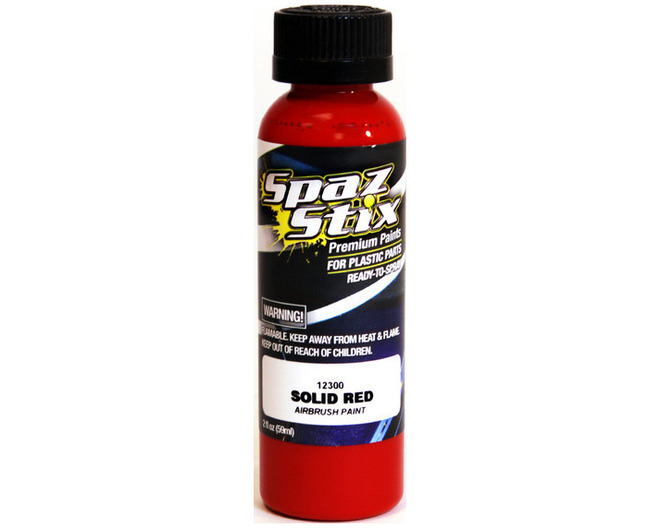 Solid Red Airbrush Ready Paint 2oz Bottle