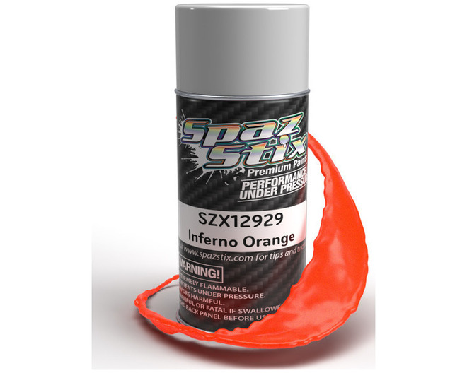 Inferno Orange Aerosol Paint, 3.5oz Can
