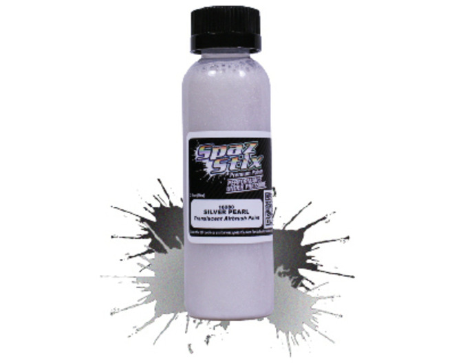 Silver Pearl Airbrush Ready Paint 2oz Bottle