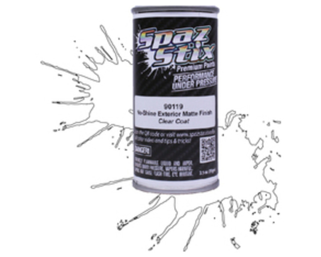 No-Shine Exterior Matte Finish Clear Coat 3.5oz Aerosol Can