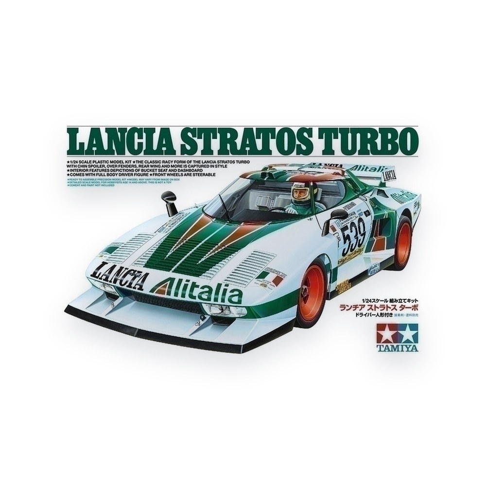 Tamiya 1/24 Lancia Stratos Turbo, Plastic Model Kit