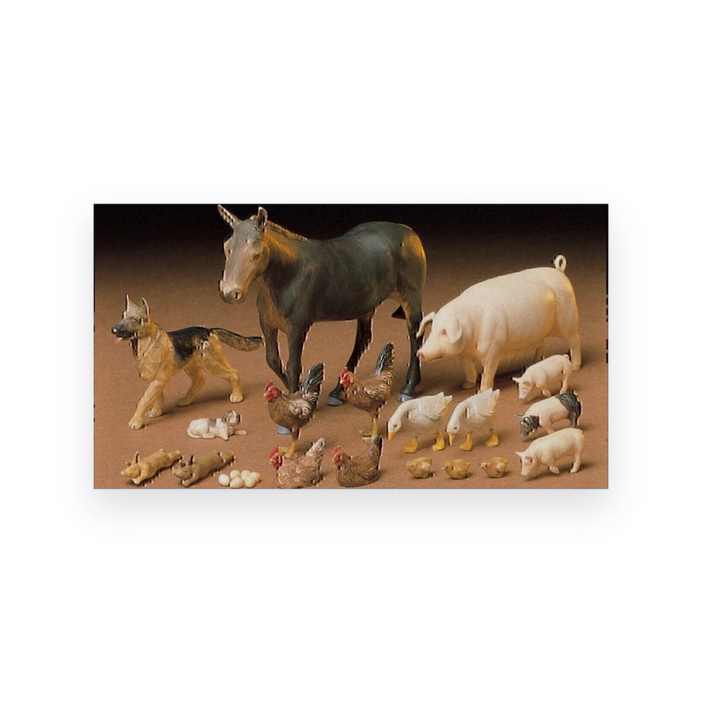 Tamiya 1/35 Livestock Diorama Set Kit