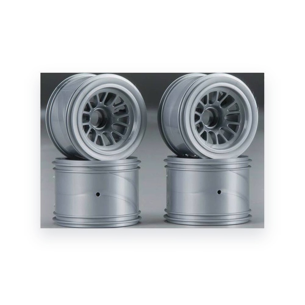 Tamiya F104 Mesh Wheels for Rubber Tires, (4)