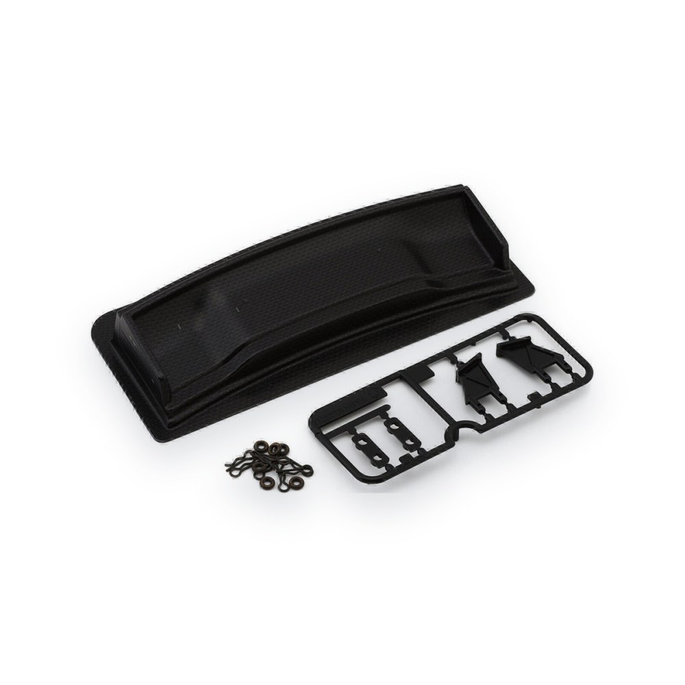 Tamiya Tc Racing Rear Wing Set, Carbon Pattern