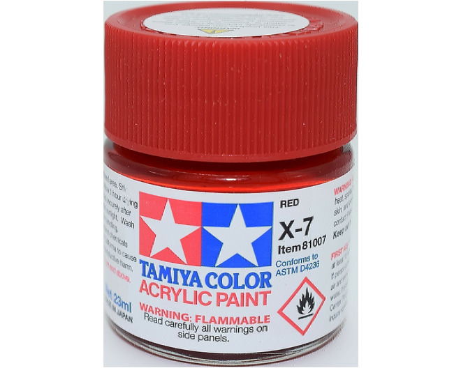 Acrylic X7 Gloss Red