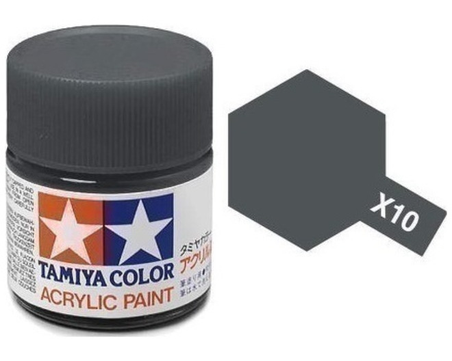 Acrylic X10 Gloss gunmetal