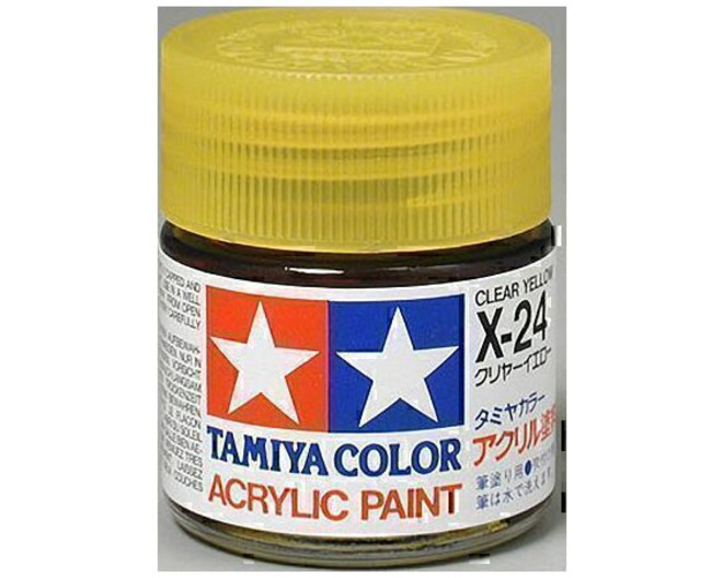 Acrylic X24 Gloss Clear Yellow