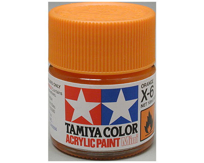 Acrylic Mini X6 Orange