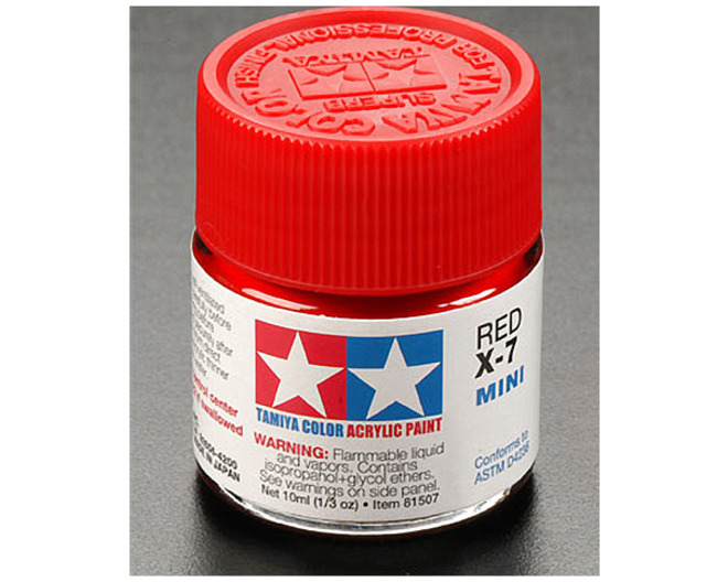 Acrylic Mini X7 Red