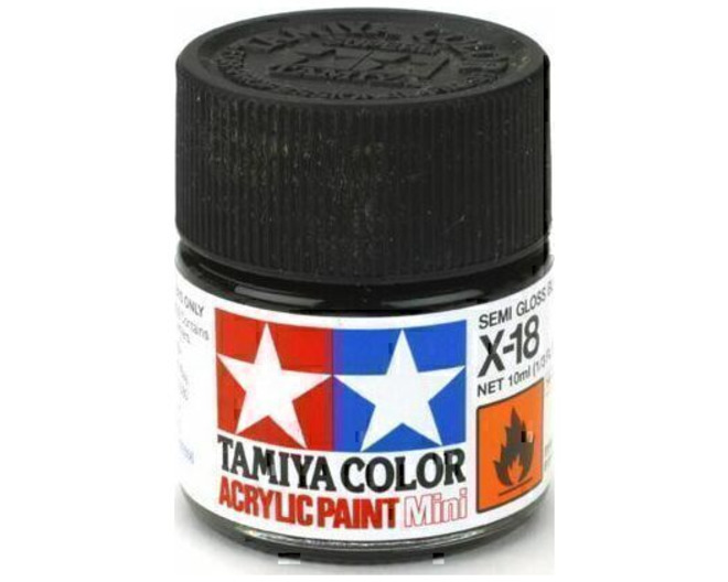 Acrylic Mini X18 Semi Gloss Black