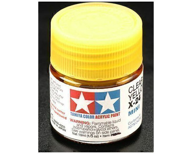 Acrylic Mini X24 Clear Yellow