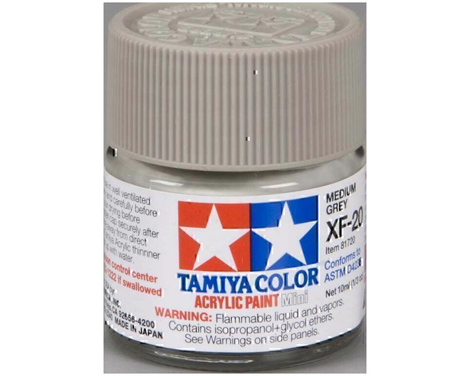 Acrylic Mini XF20 Medium Grey