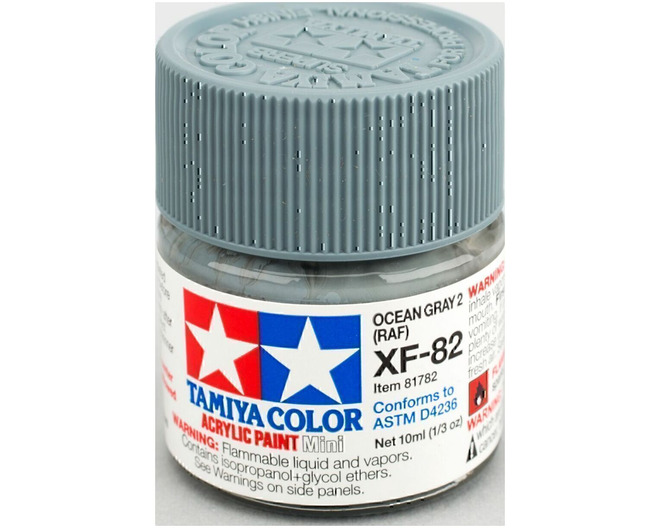 Acrylic Mini XF-82 Ocean Gray 2 RAF 10ml Bottle
