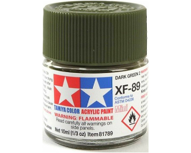 Acrylic Mini XF-89 Dark Green 2 10ml Bottle