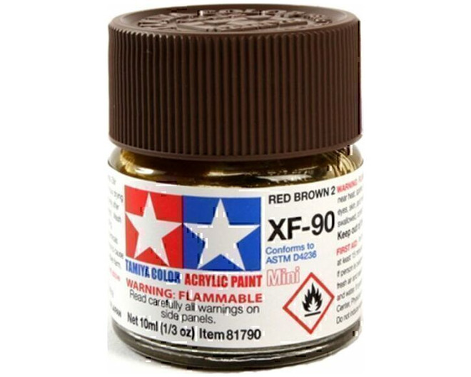 Acrylic Mini XF-90 Red Brown 2 10ml Bottle
