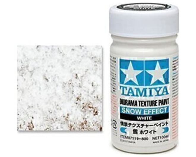 Diorama Texture Paint Snow Effect