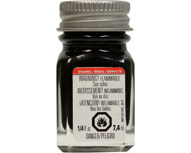 Enamel 1/4 oz Flat Black