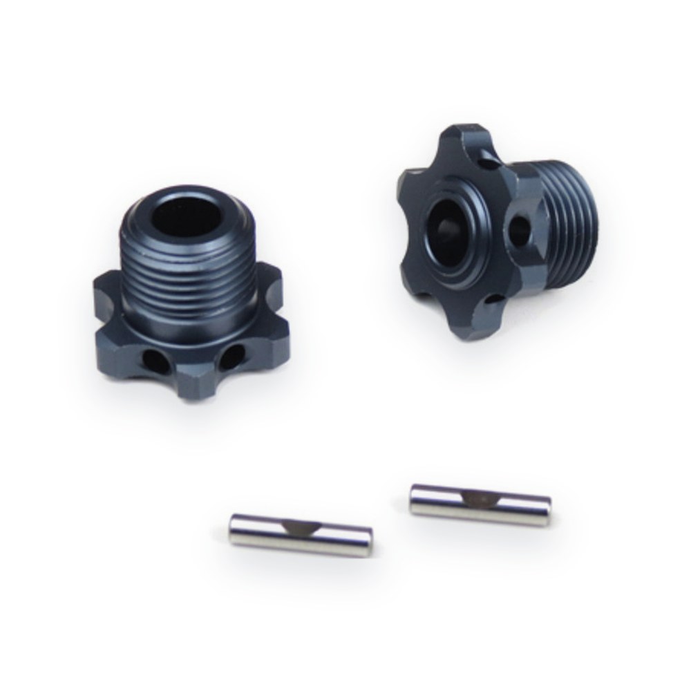 Tekno RC 17mm Narrow Wheel Hubs, Lightened, w/Pins, 2 Pieces (for TKR5580)