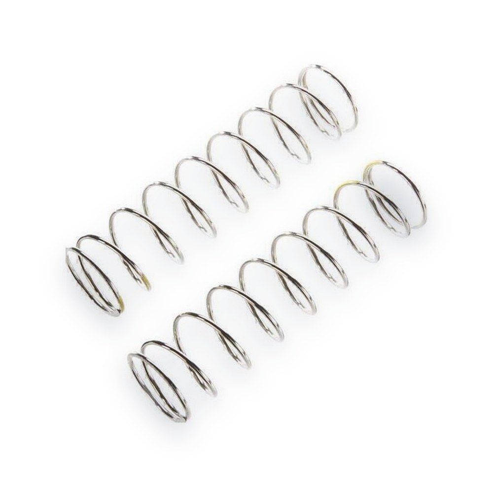 Tekno RC Shock Spring Set, 1.6x9.5T, 95mm, Yellow, 4.48 lb/in