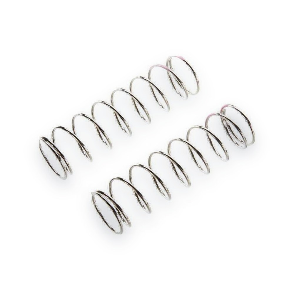 Tekno RC Shock Spring Set, 1.6x9.0T, 80mm, Pink, 4.80 lb/in