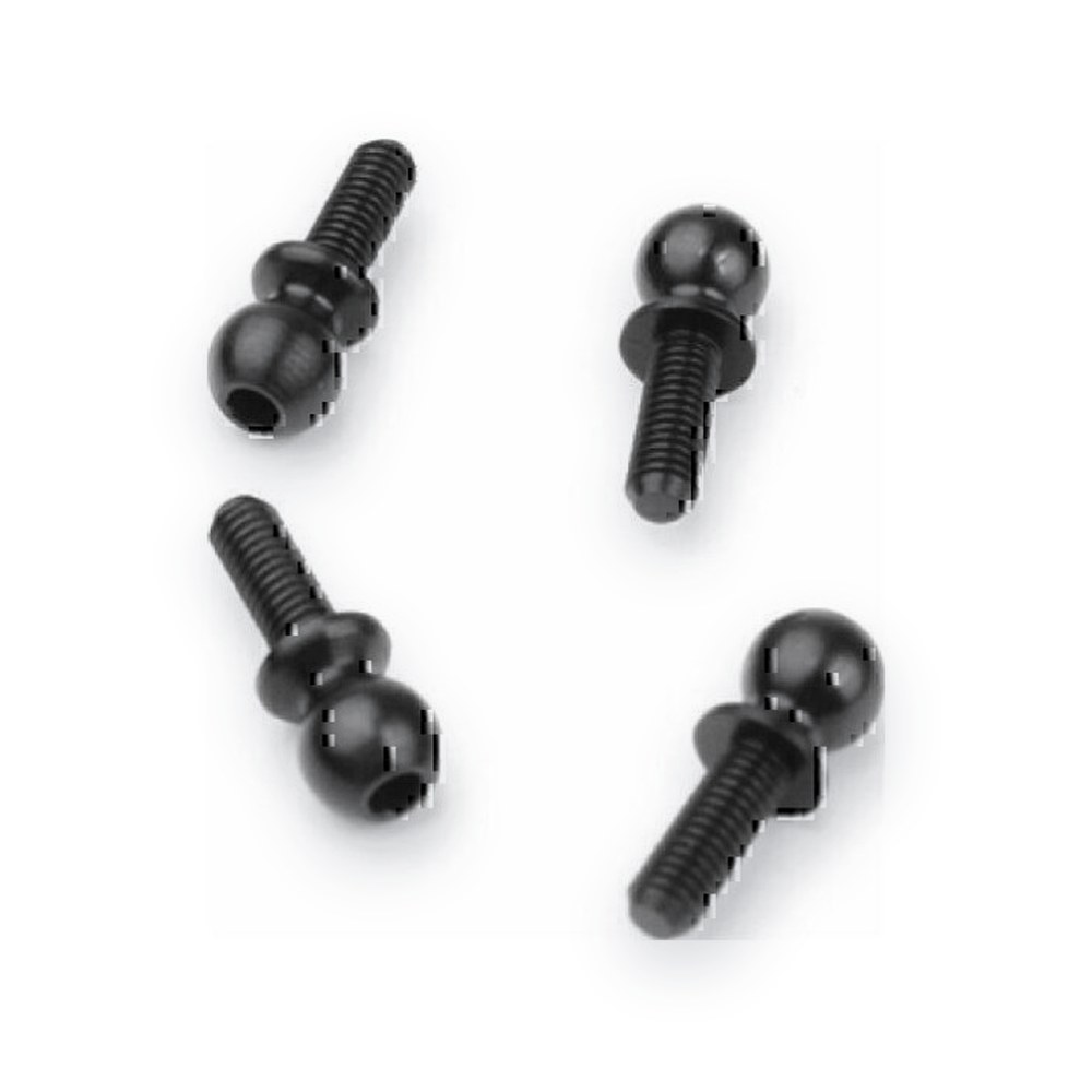 Tekno RC Ball Stud, 5.5mm Short Neck, 8mm Thread, 4 Pieces