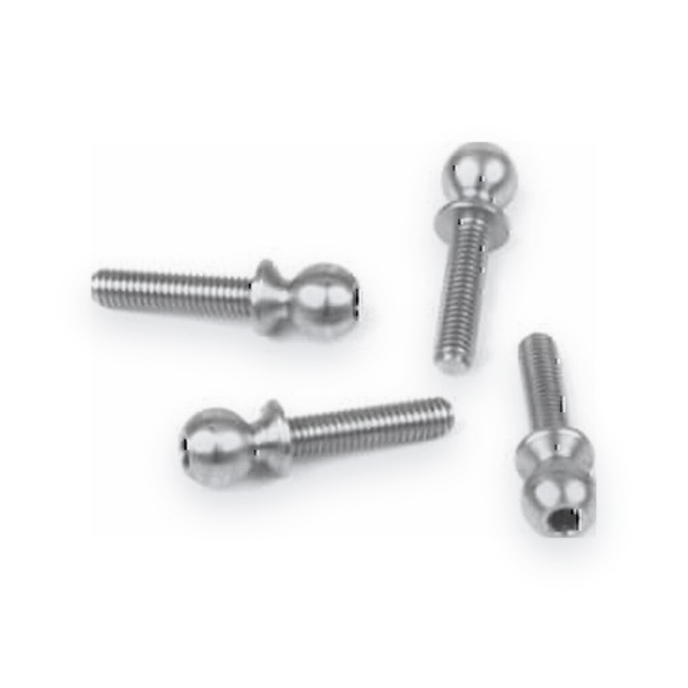 Tekno RC Ball Stud, 5.5mm Short Neck, 12mm Thread, 4 Pieces
