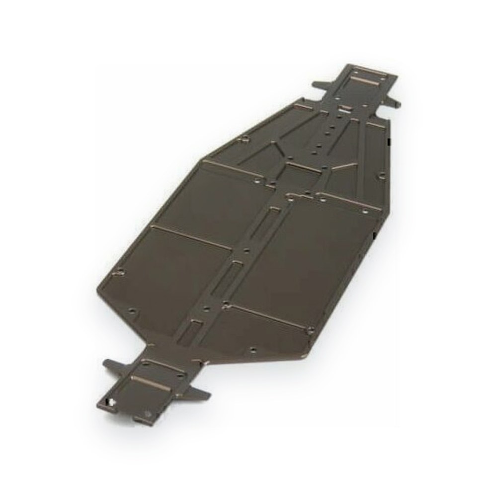 Tekno RC EB410/ET410 Revised Chassis, 7075, 3mm, Hard Anodized, Lightened