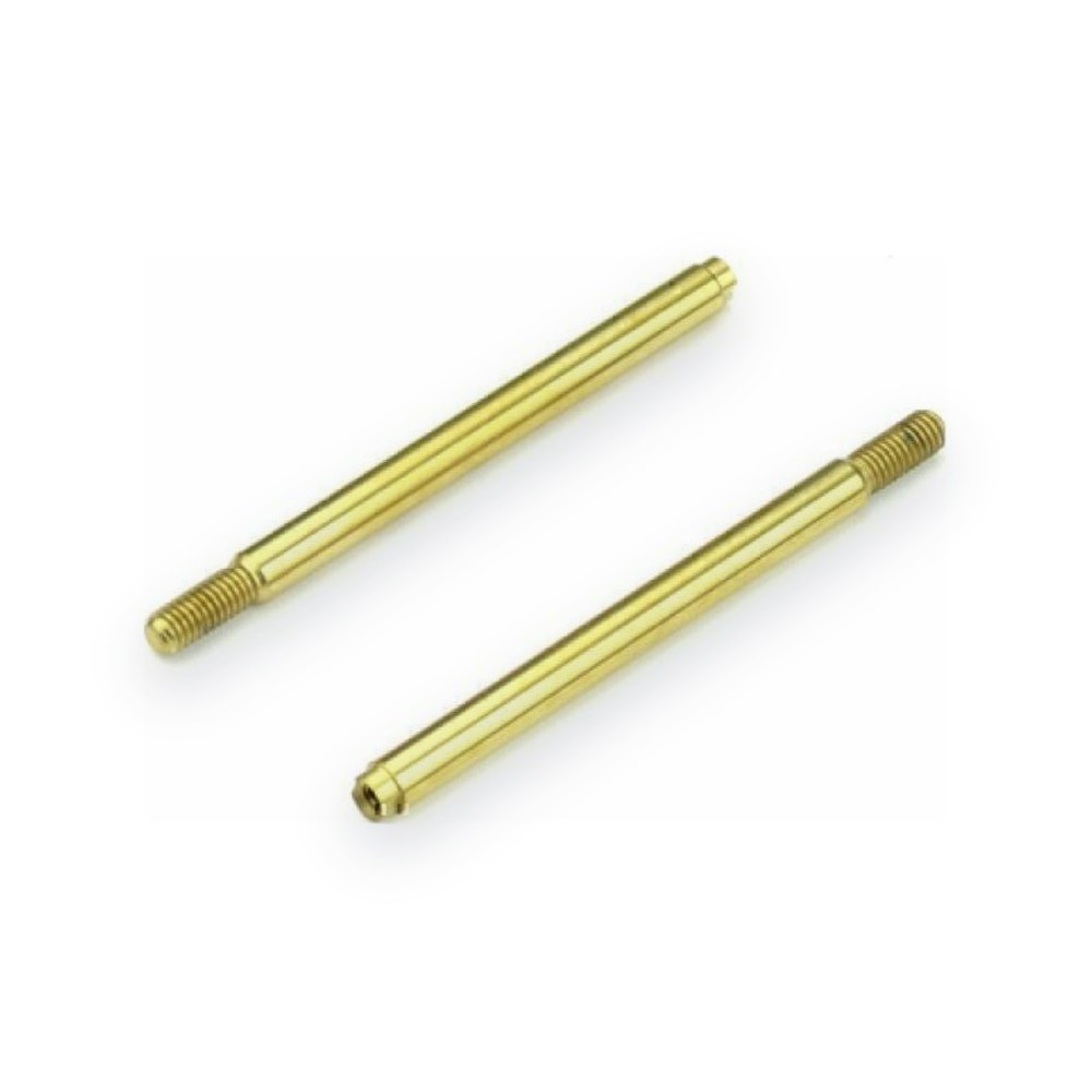 Tekno RC EB410 Rear Steel Shock Shafts, TiNi Coated, 2 Pieces