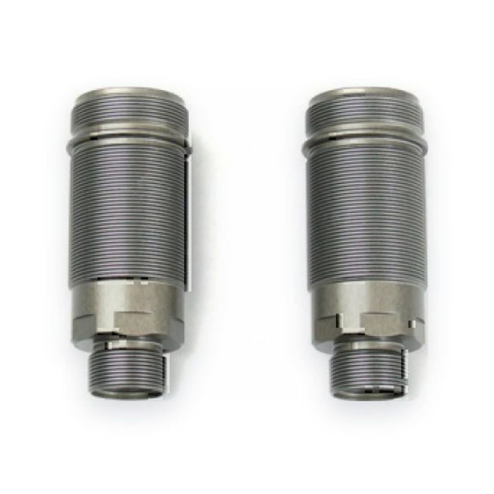 Tekno RC EB410 Rear Aluminum Shock Body, Hard Anodized, 2 Pieces