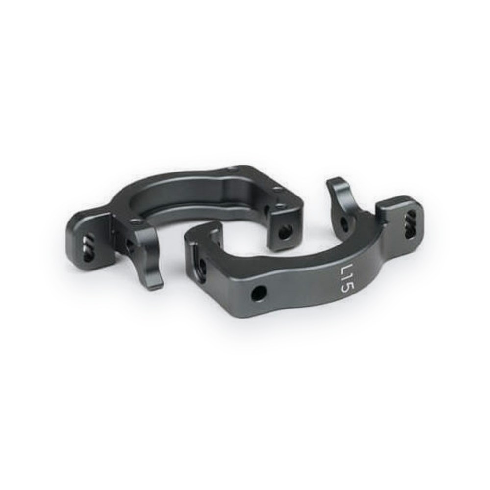 Tekno RC EB/NB48 2.1 Aluminum Spindle Carriers, Left and Right, 15 Degree