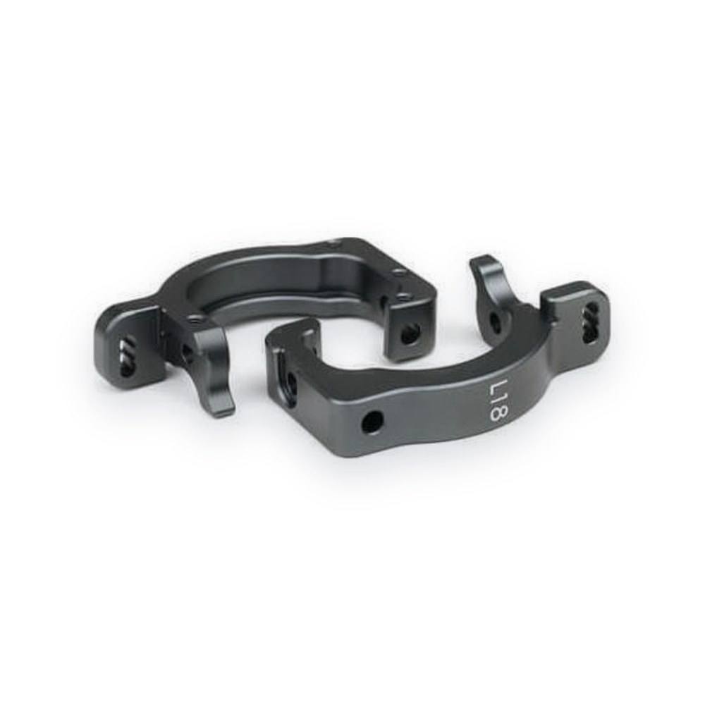 Tekno RC EB/NB48 2.1 Aluminum Spindle Carriers, Left and Right, 18 Degree