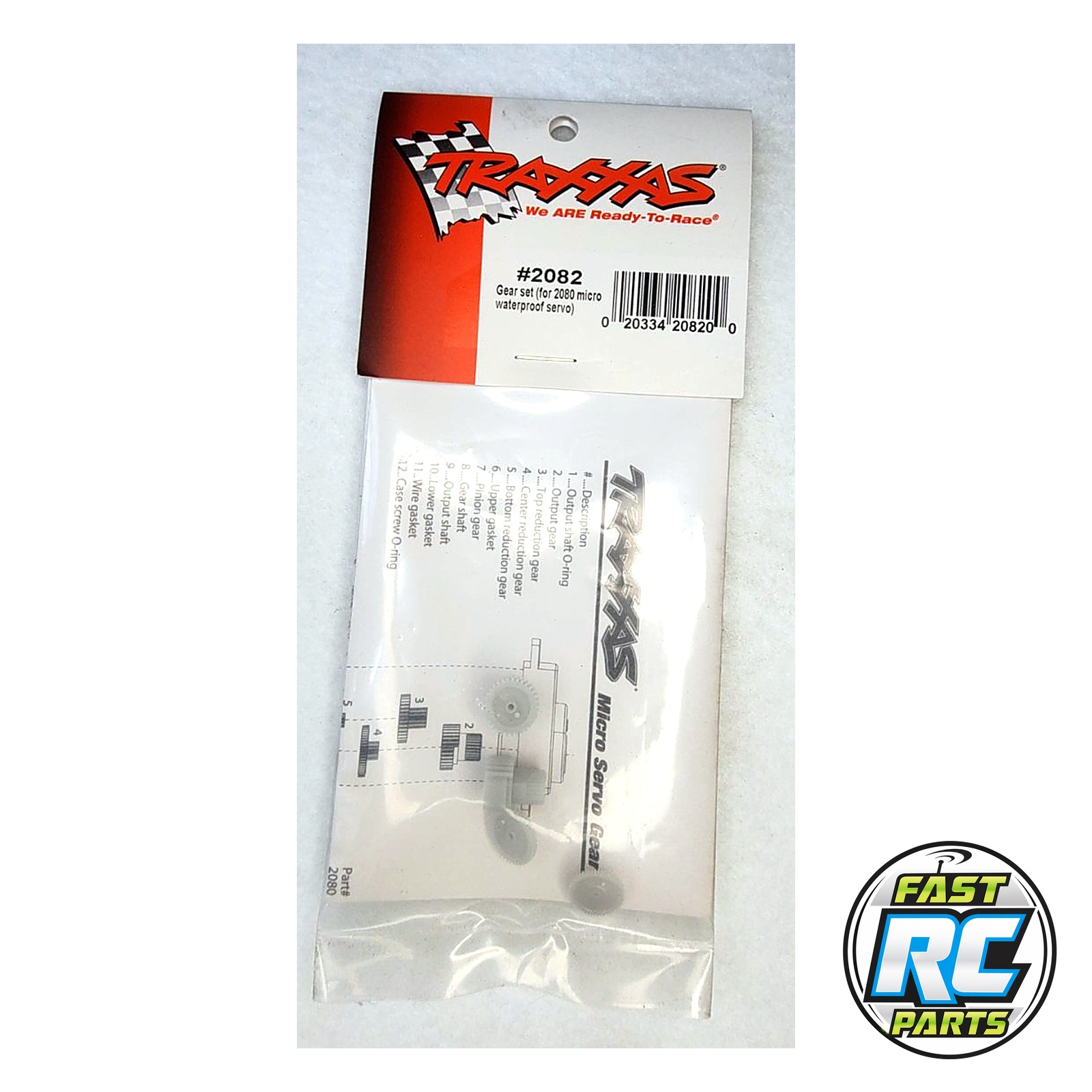 Gear Set For 2080 Micro Waterproof Servo Vxl
