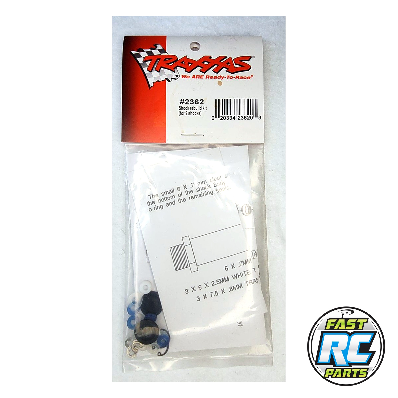 Rebuild kit, Ultra shocks (for 2 shocks)