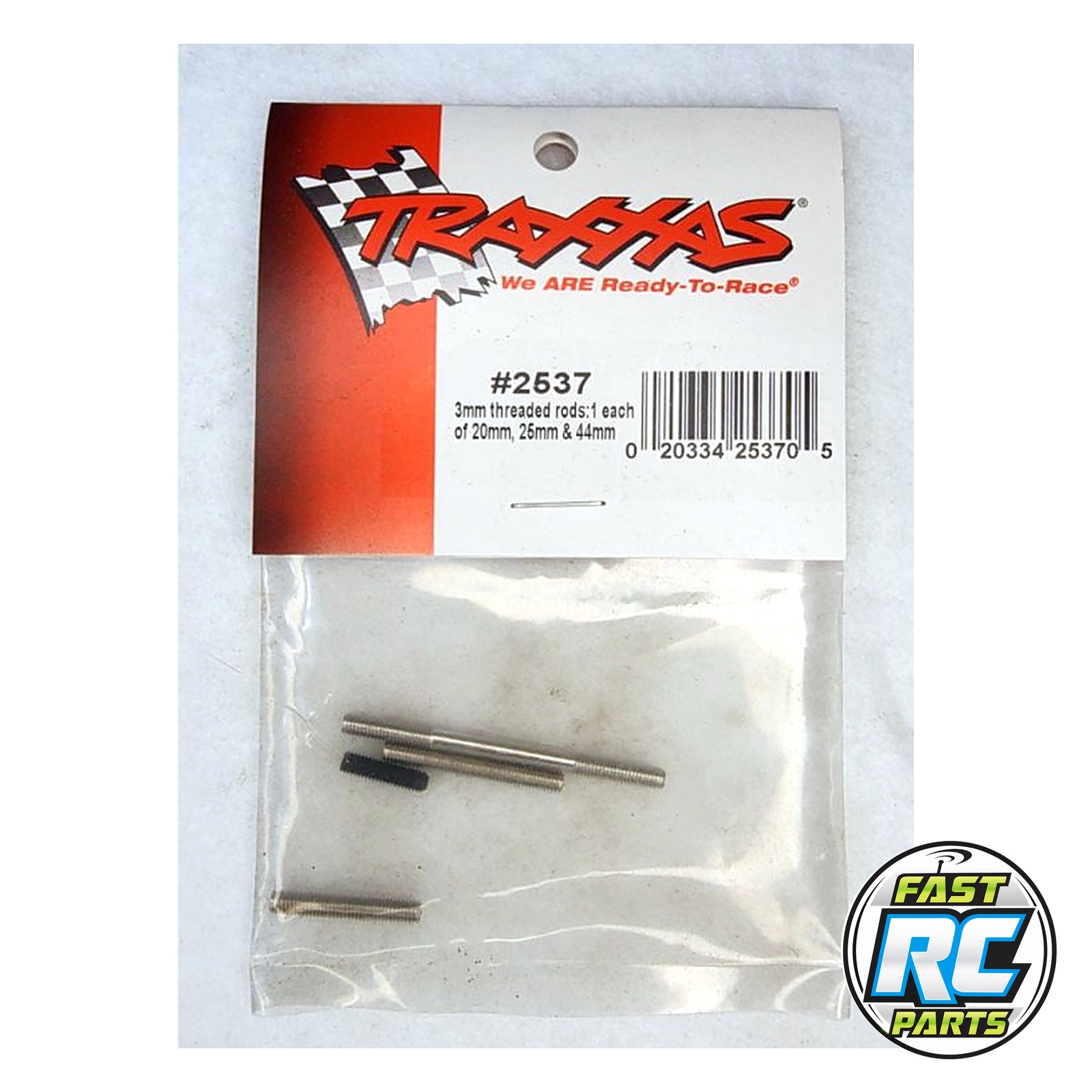 Threaded rods (20/25/44mm 1 ea.)/ (1) 12mm set screw