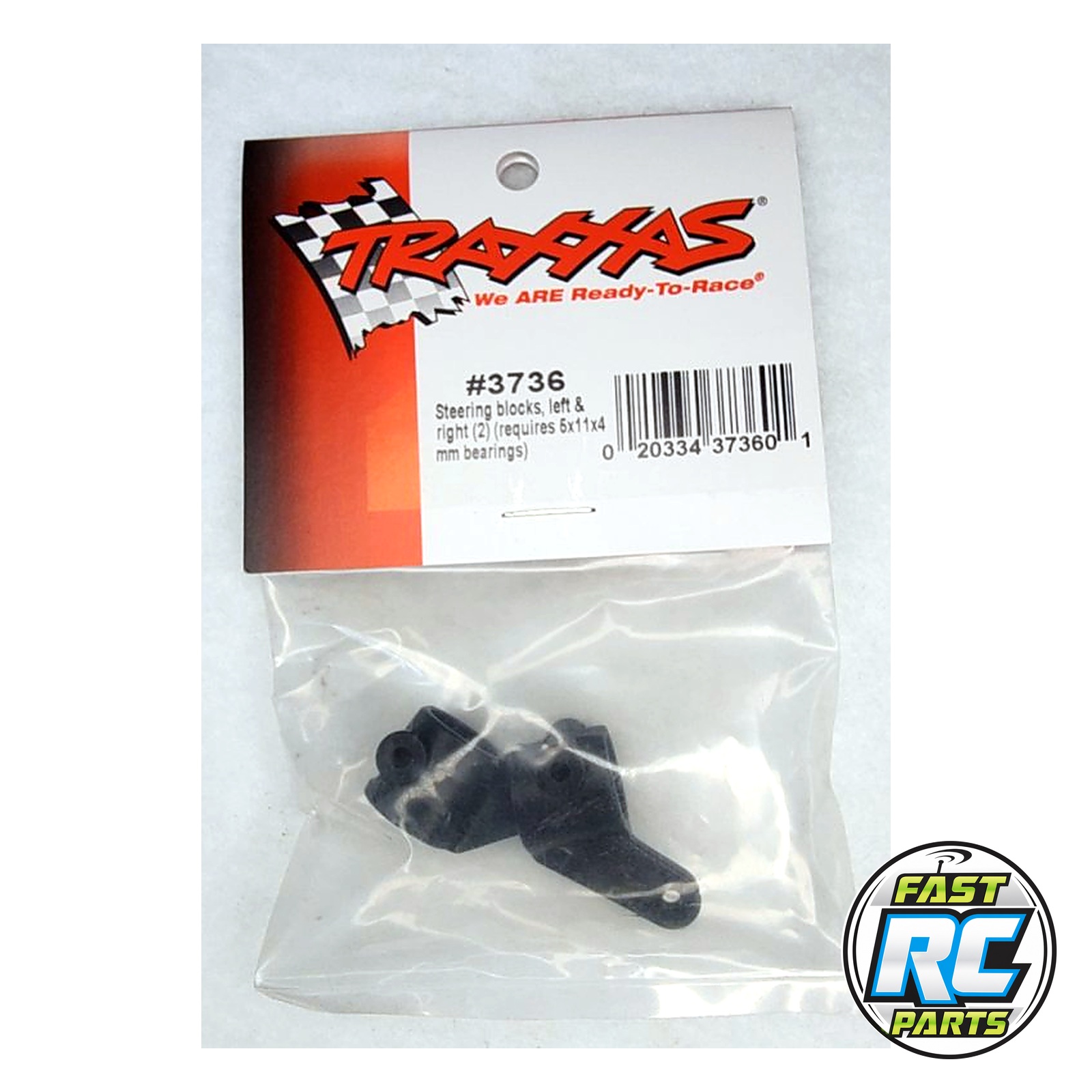 Steering blocks, left & right (2) (requires 5x11x4mm bearings)