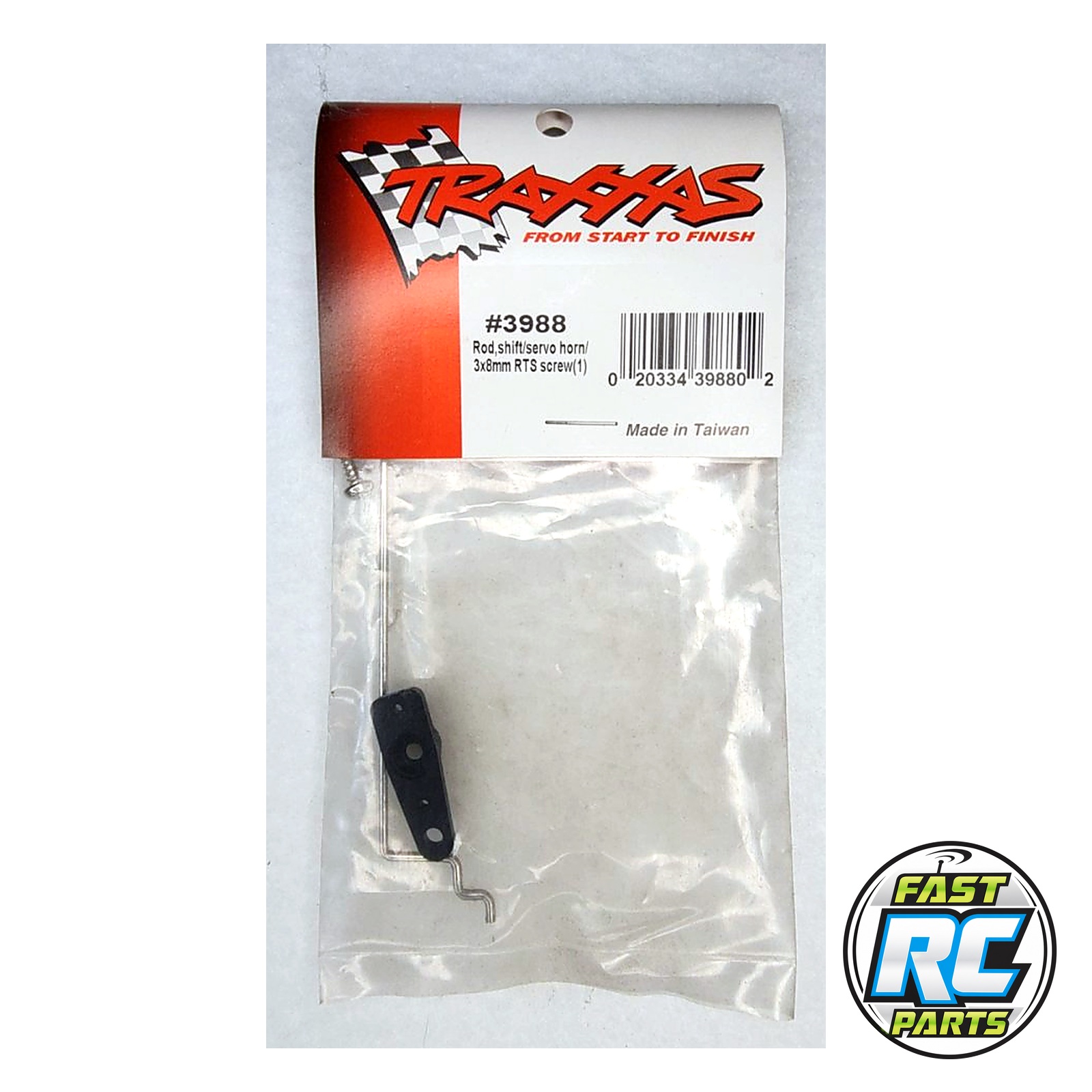 Traxxas E-Maxx Shift Rod, Straight Servo Horn, 3x8mm RST Screw (1)