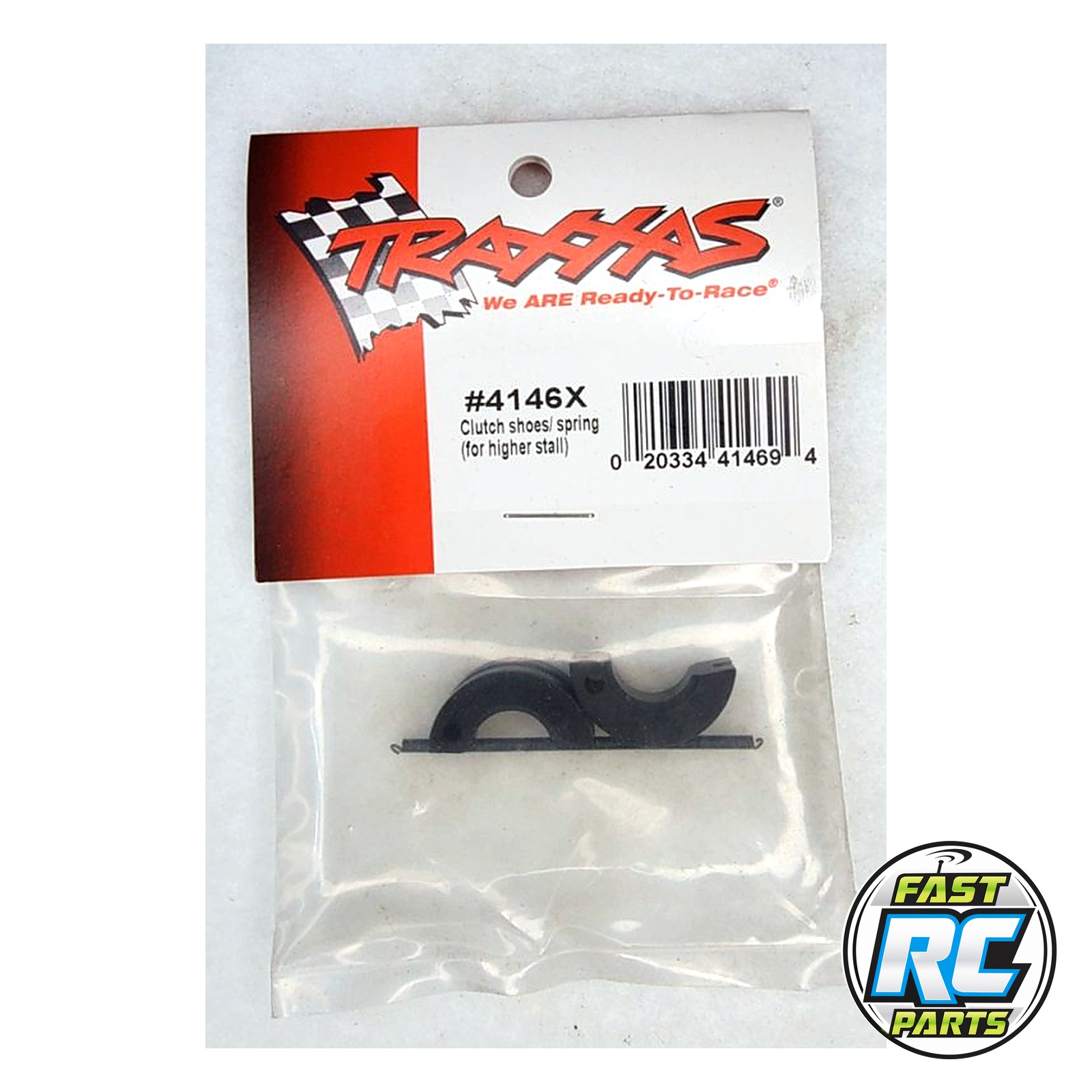 Clutch shoes (2)/ spring (T-Maxx/Revo/Jato/Nitro 4-Tec)