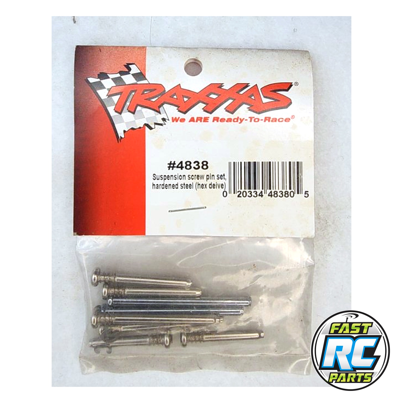 Traxxas Suspension Screw Pin Set, Hardened Steel, Hex Drive