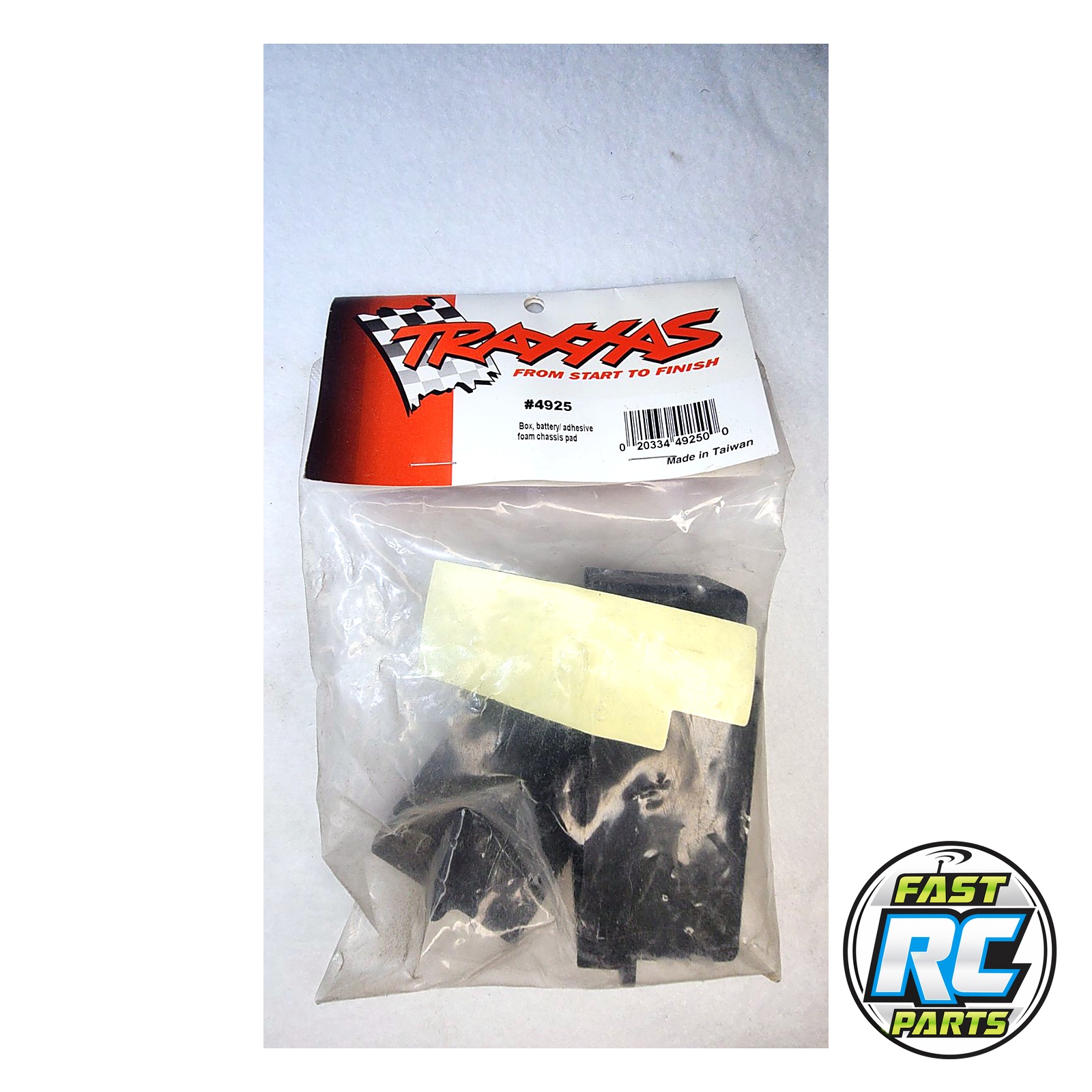 Box, battery/ adhesive foam chassis pad