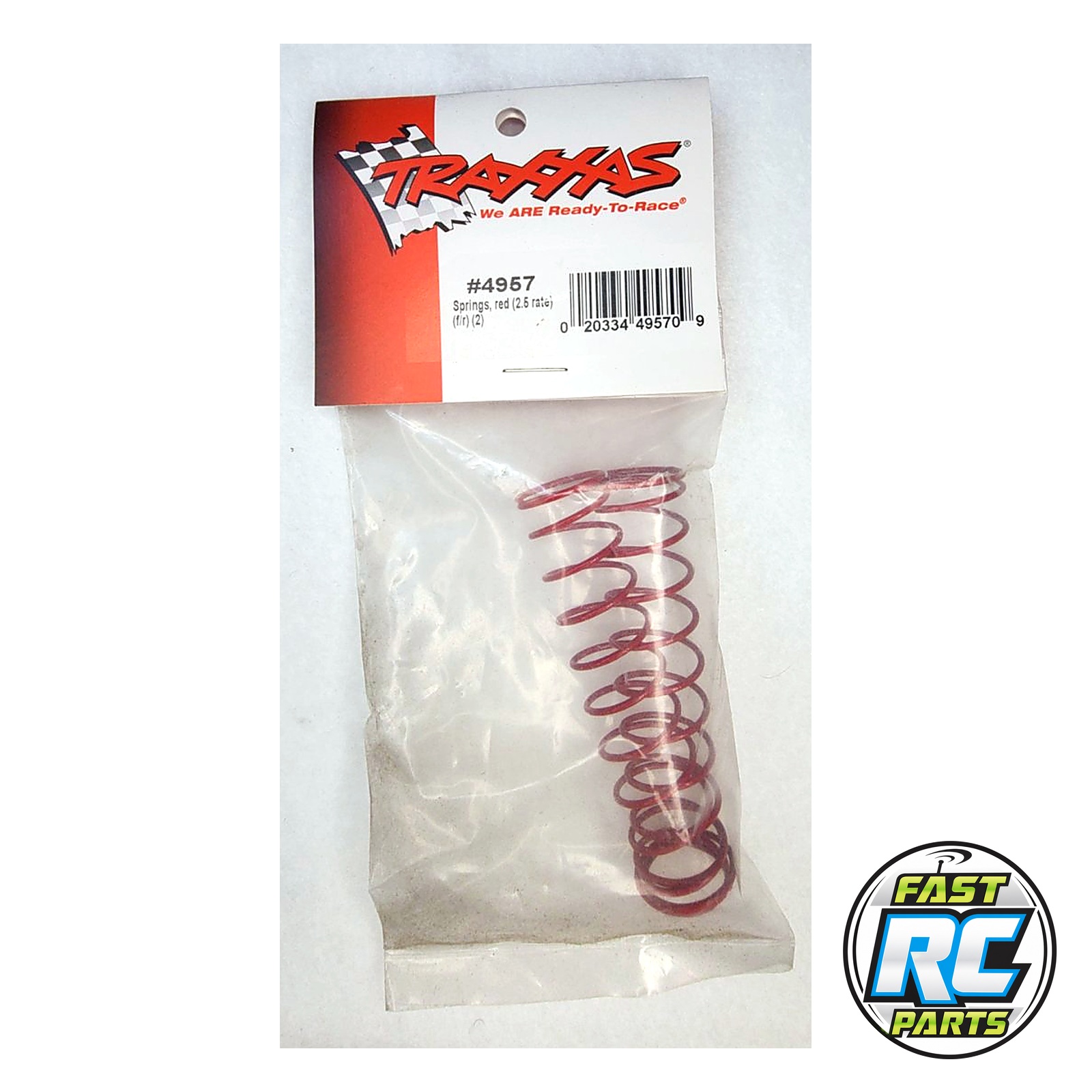 Springs, red (for Ultra Shocks only) (2.5 rate) (f/r) (2)