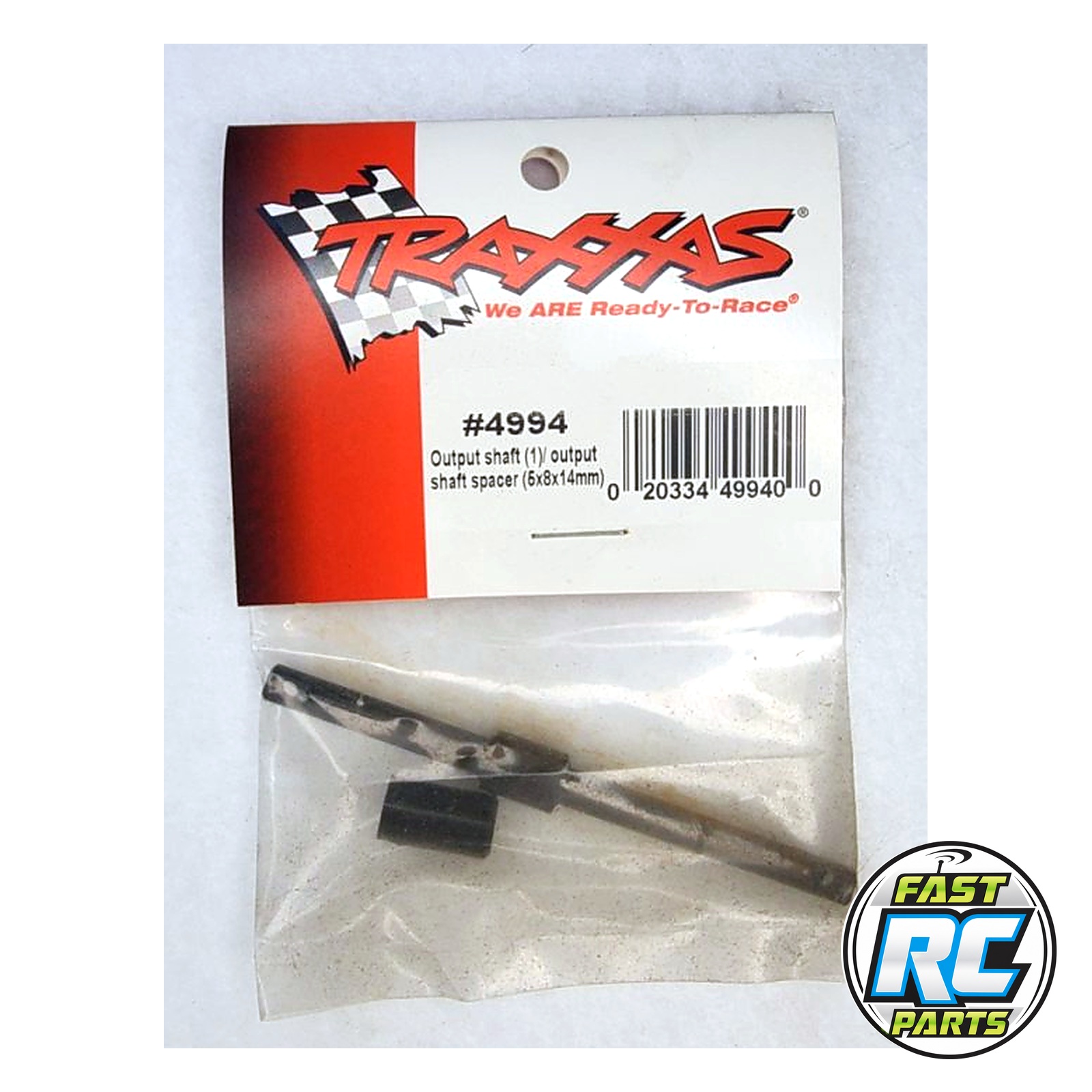 Traxxas Output Shaft (1), with Output Shaft Spacer, 5x8x14mm