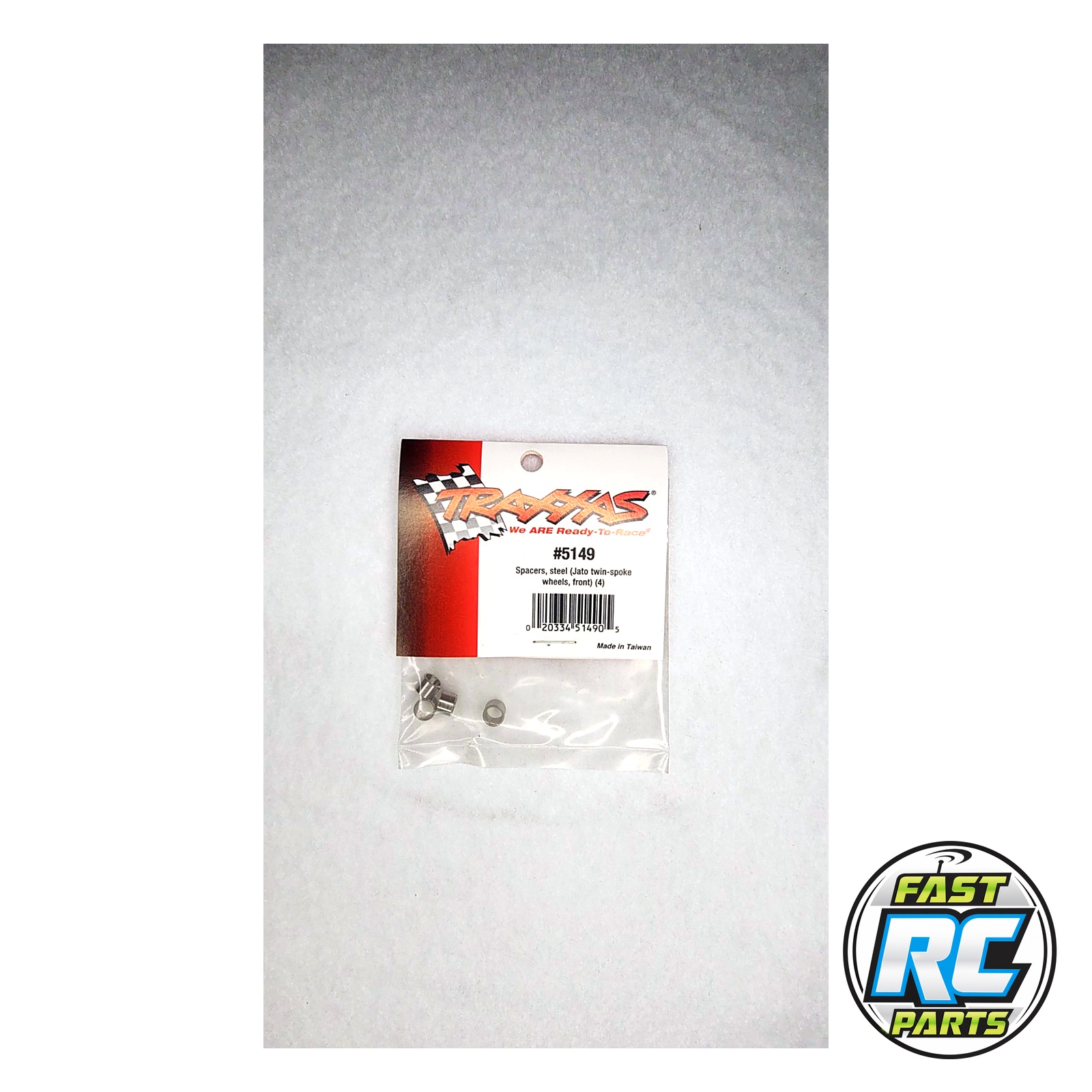 Spacers, steel (Jato Twin-Spoke wheels, front) (4)