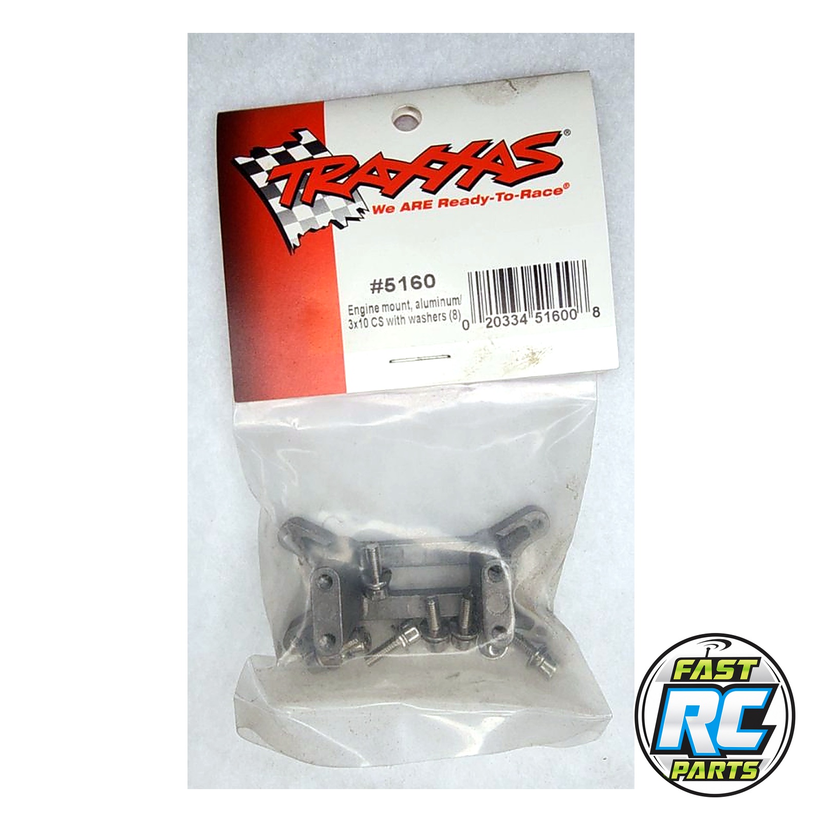 Engine mount, aluminum/ 3x10 CS with washers (8)