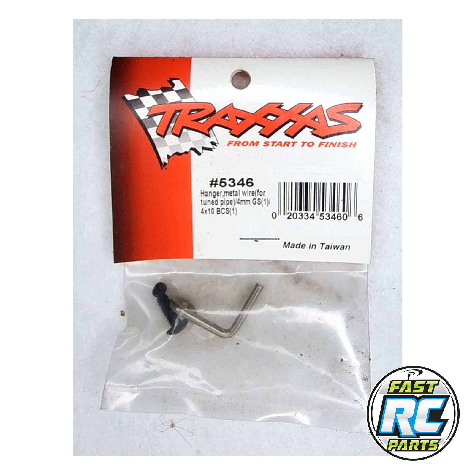 Hanger, metal wire (for tuned pipe)/ 4mm GS (1)/ 4x10 BCS (1)