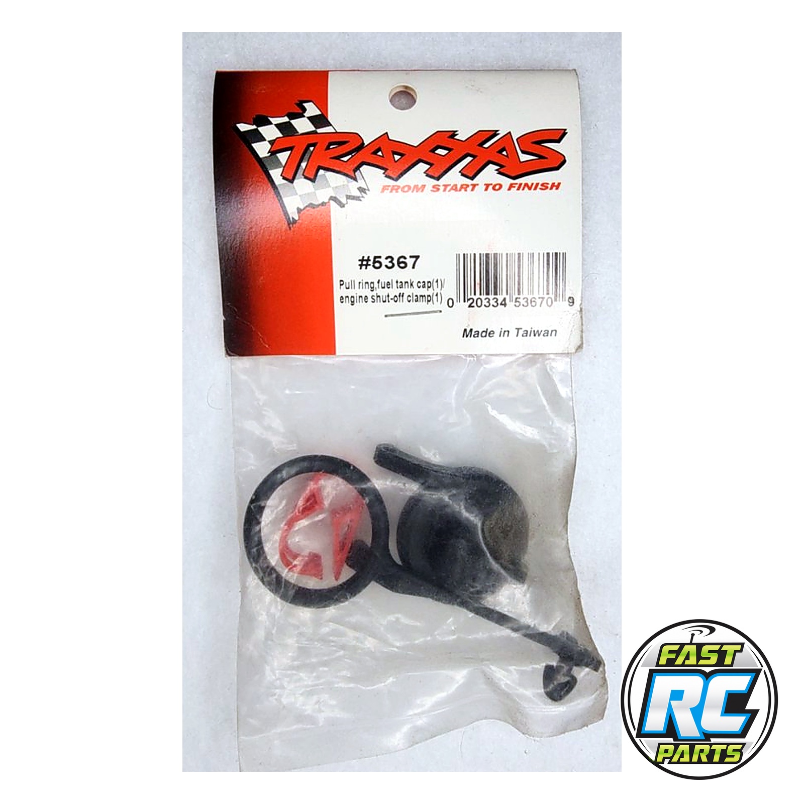 Pull ring, fuel tank cap (1)/ engine shut-off clamp (1)