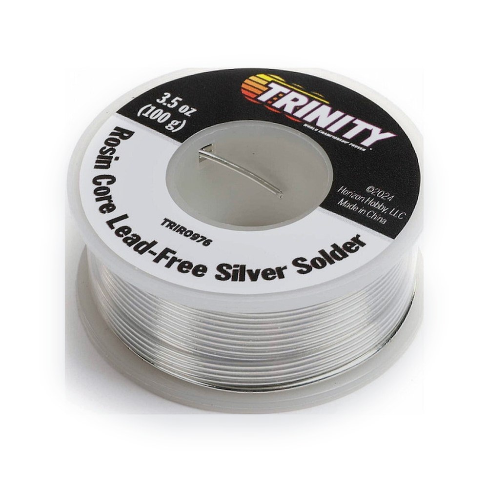 Trinity Lead-Free Rosin Core Silver Solder, 100g