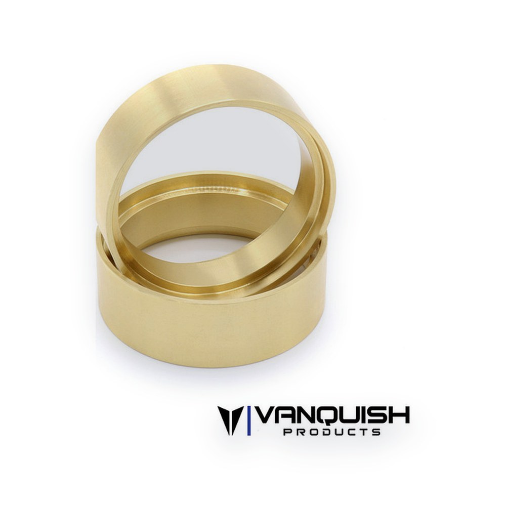 Vanquish Products 1.9 Wheel Clamp Rings, Brass, 1.0, Pair