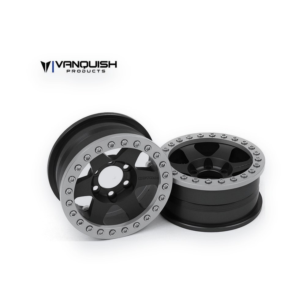 Vanquish Products Method 1.9 Race Wheel 310 Beadlock, Black Anodized (2)
