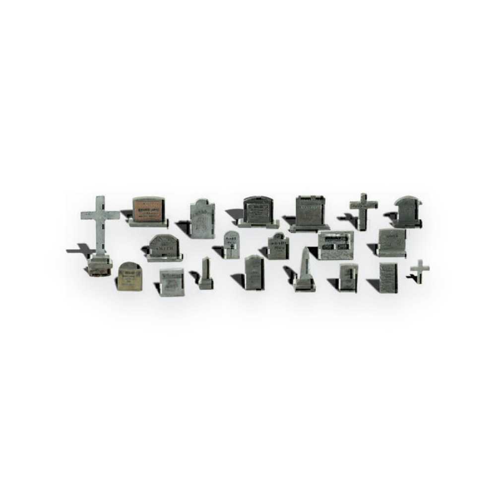 Woodland Scenics HO Scale Tombstones